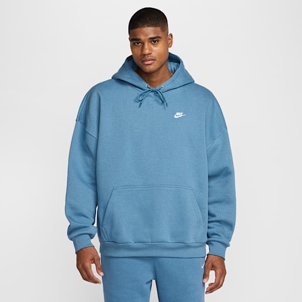 Blue Hoodies Sweatshirts. Nike CA